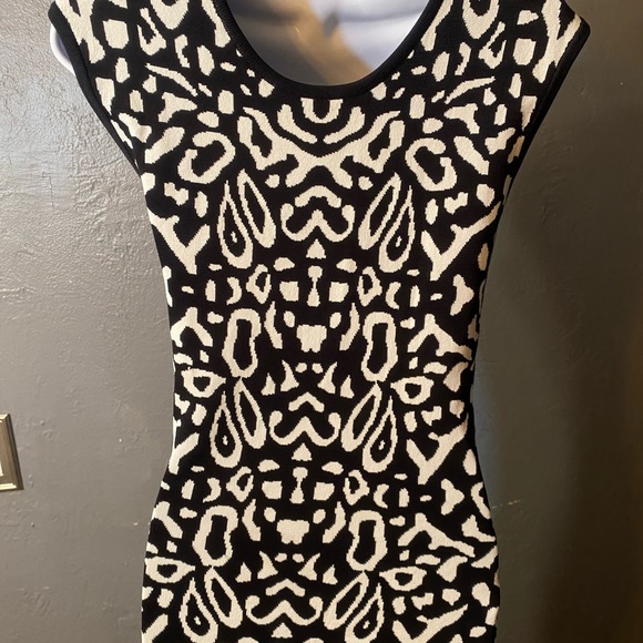 FELICITY & COCO Animal Print Jacquard Sweater Dress - Picture 2 of 16